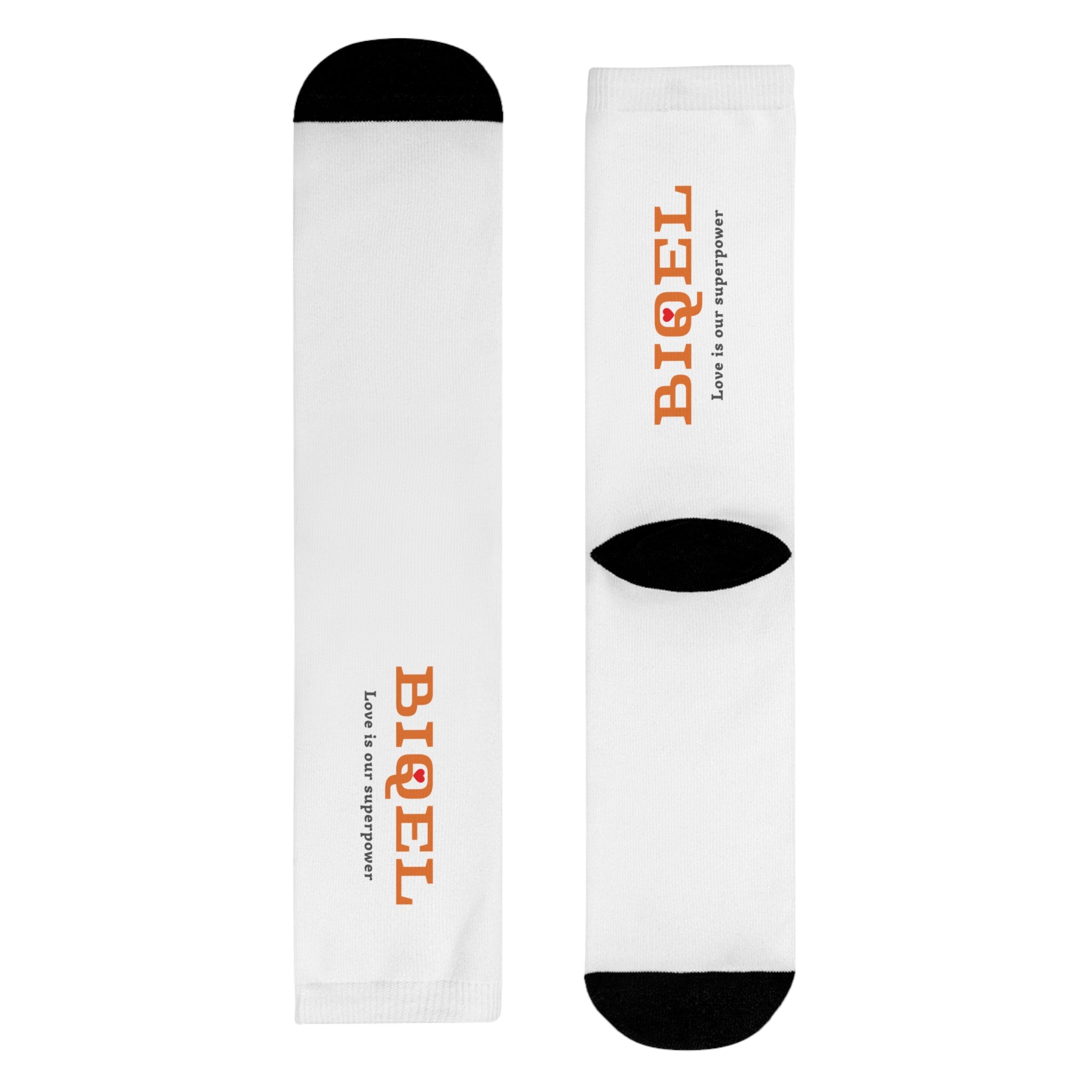 BIQEL' Love is our superpower Sublimated Casual Socks