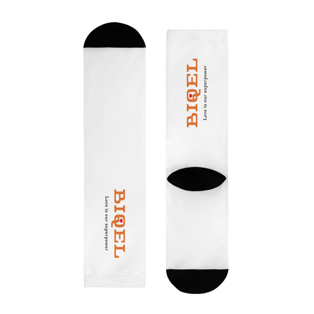 BIQEL' Love is our superpower Sublimated Casual Socks