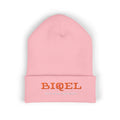 Embroidered 'BIQEL' Love is our superpower Classic Cuffed Beanie – Yellow Cozy Knit Hat