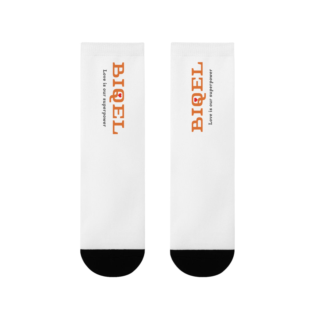 BIQEL' Love is our superpower Sublimated Casual Socks