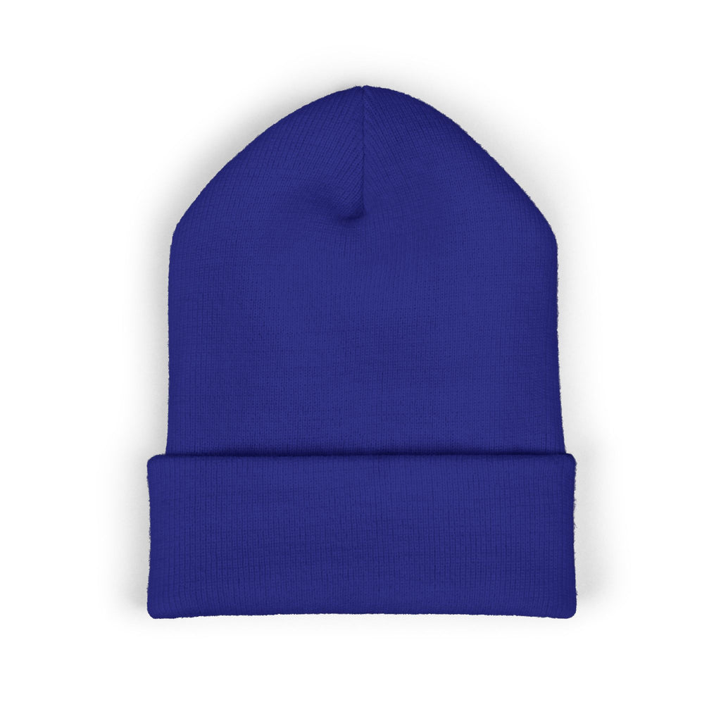 Embroidered "BIQEL" Cuffed Beanie – "Love Is Our Superpower" Winter Knit Hat