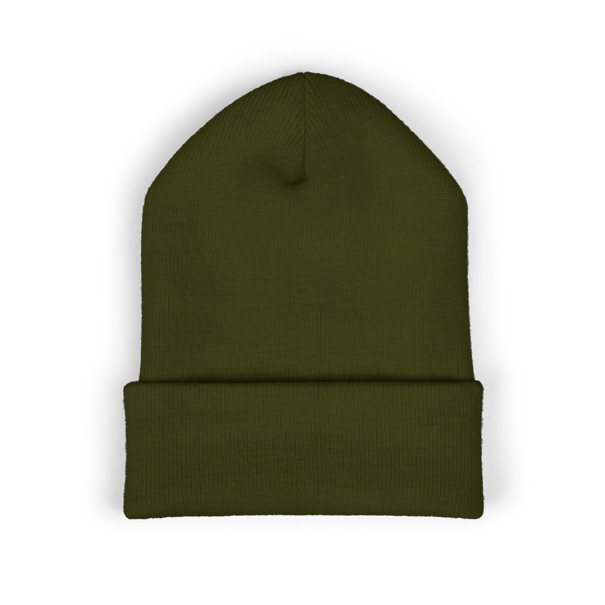 Embroidered "BIQEL" Cuffed Beanie – "Love Is Our Superpower" Winter Knit Hat