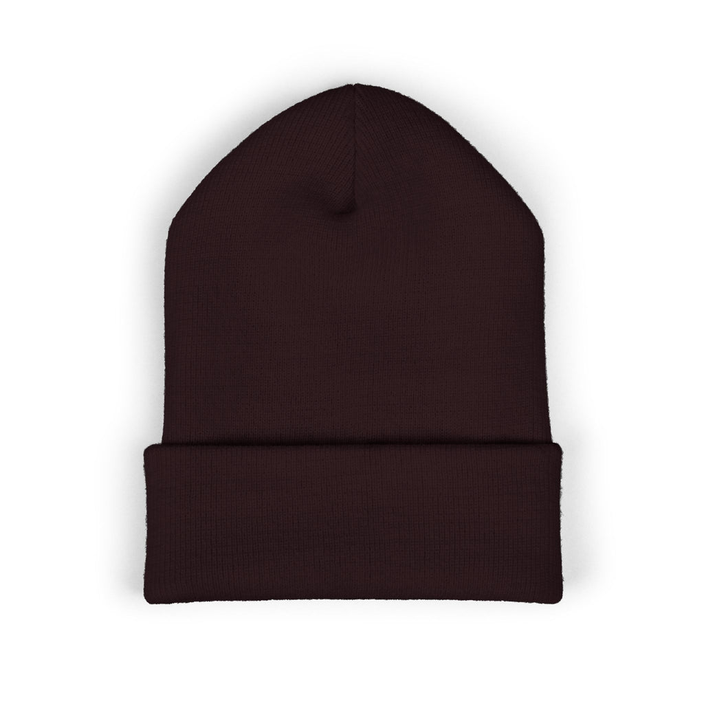 Embroidered "BIQEL" Cuffed Beanie – "Love Is Our Superpower" Winter Knit Hat