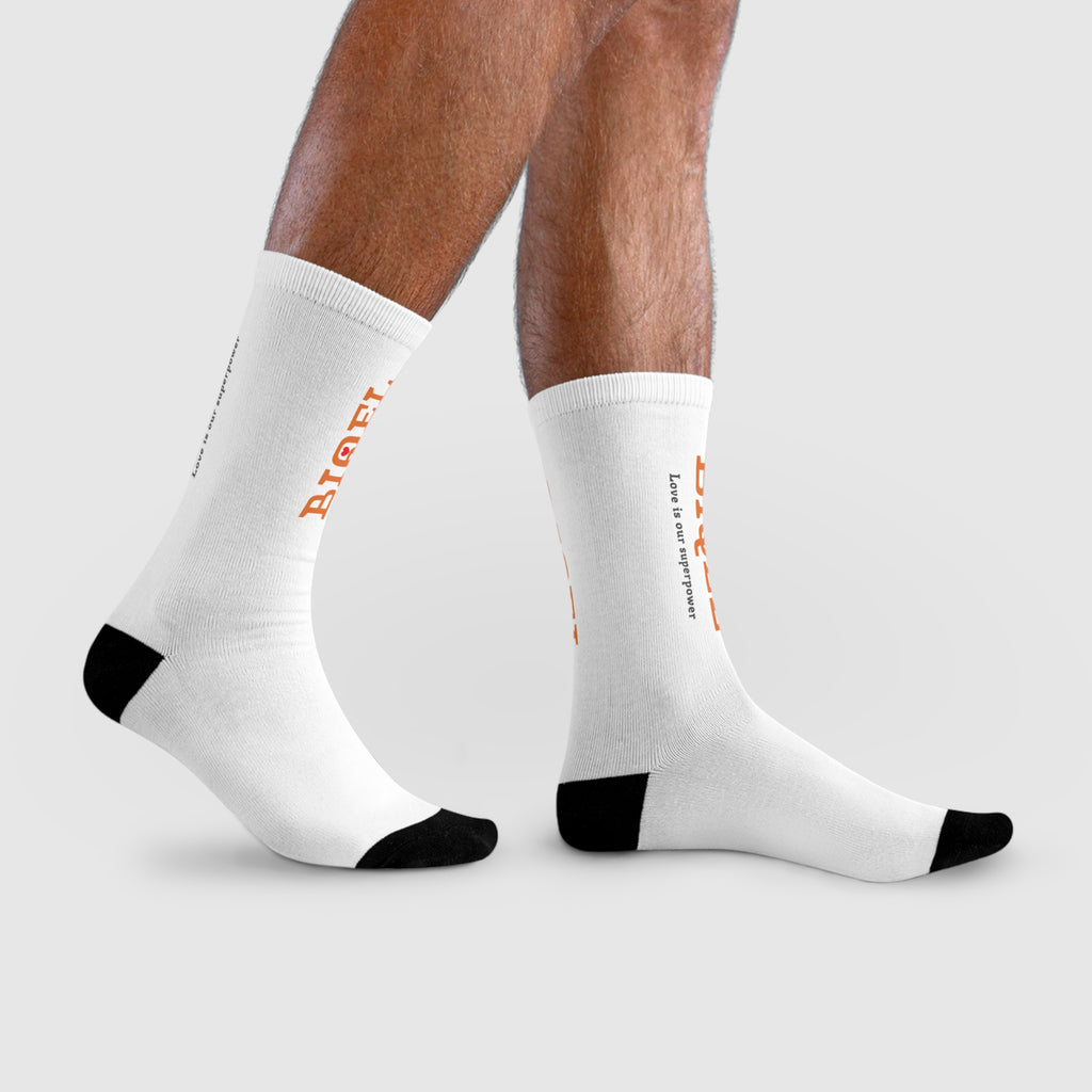 BIQEL' Love is our superpower Sublimated Casual Socks