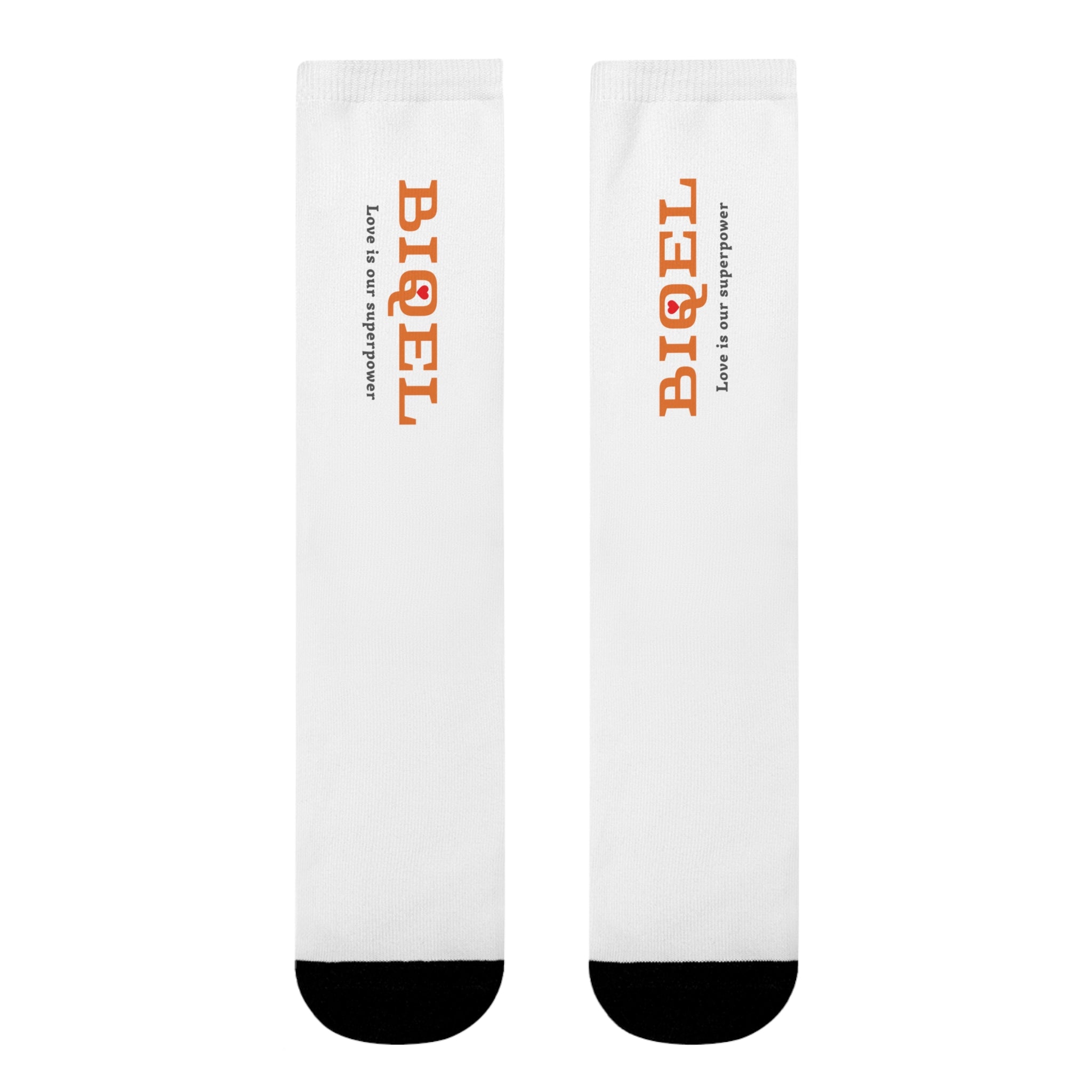 BIQEL' Love is our superpower Sublimated Casual Socks