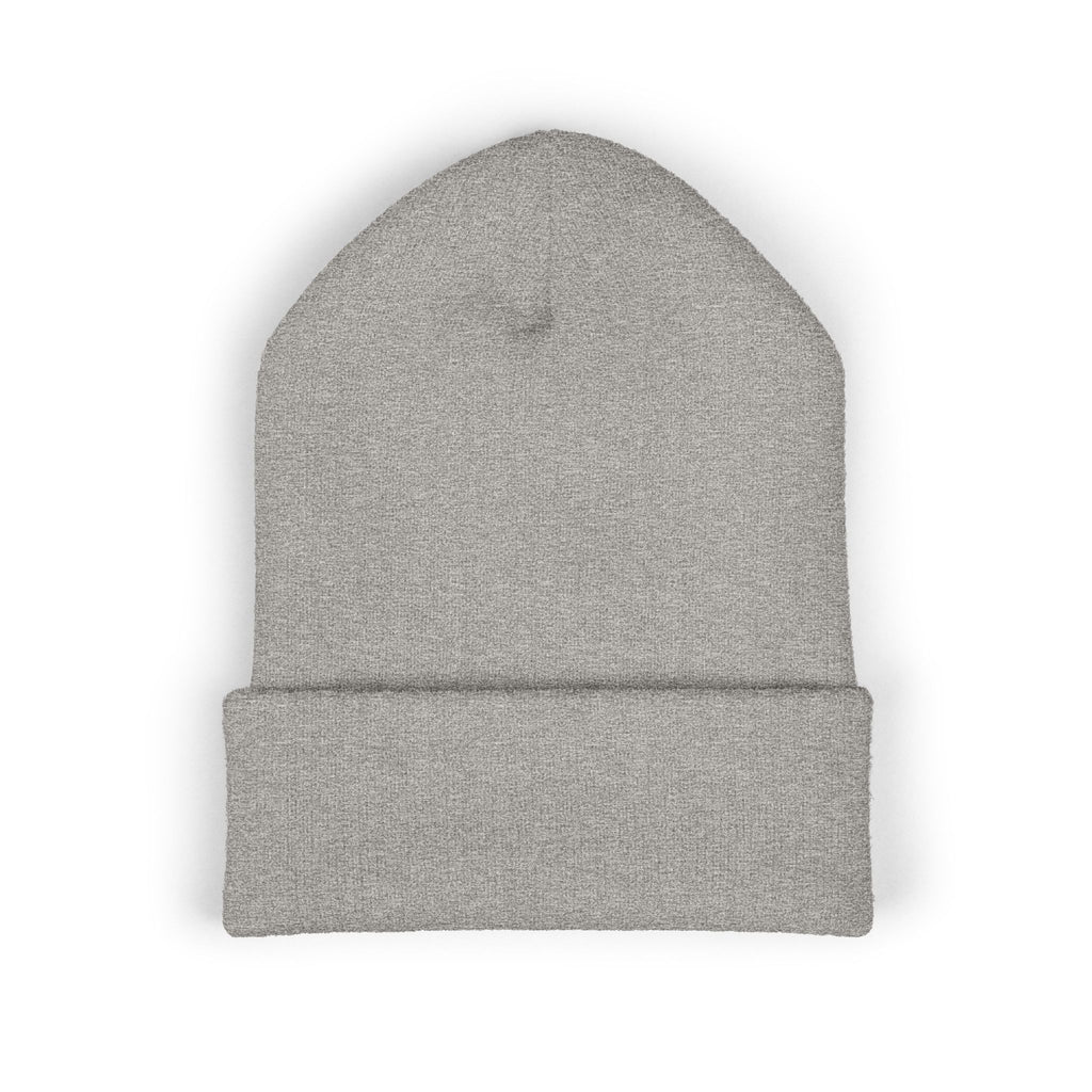 Embroidered "BIQEL" Cuffed Beanie – "Love Is Our Superpower" Winter Knit Hat