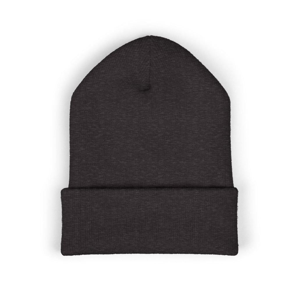 Embroidered "BIQEL" Cuffed Beanie – "Love Is Our Superpower" Winter Knit Hat