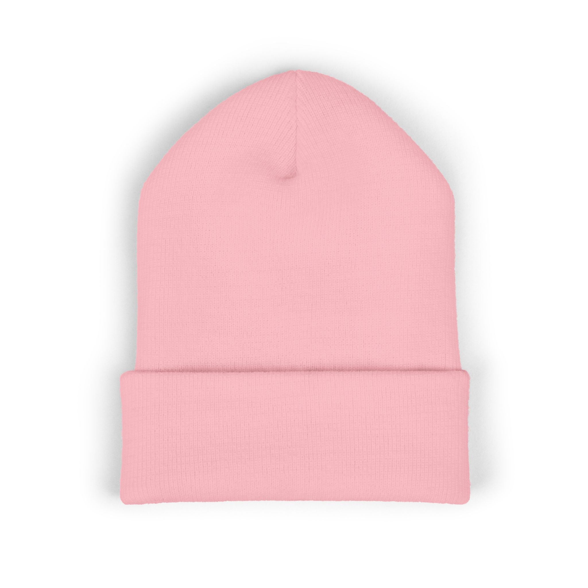 Embroidered 'BIQEL' Love is our superpower Classic Cuffed Beanie – Yellow Cozy Knit Hat