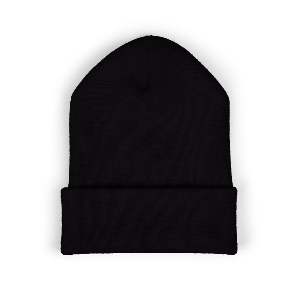 Embroidered "BIQEL" Cuffed Beanie – "Love Is Our Superpower" Winter Knit Hat