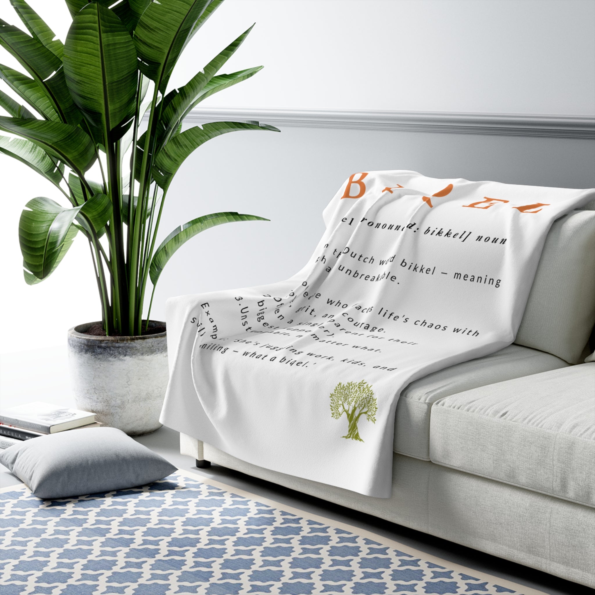 Biqel Love is our superpower Sherpa Fleece Blanket — Inspirational 'Biqel' Keepsake Throw