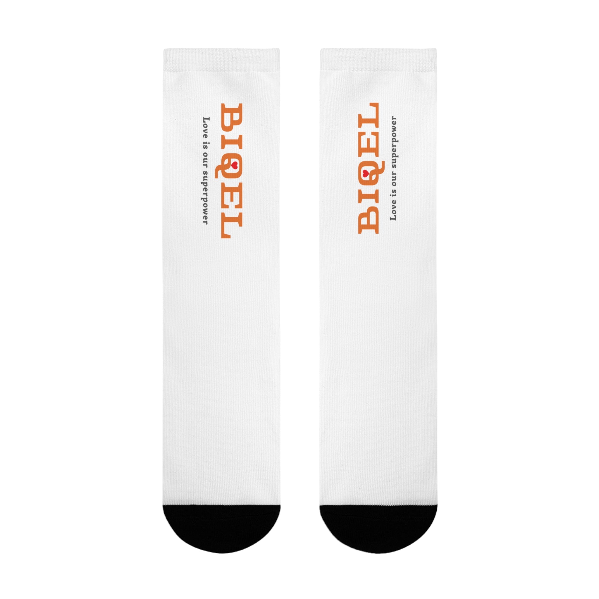 BIQEL' Love is our superpower Sublimated Casual Socks
