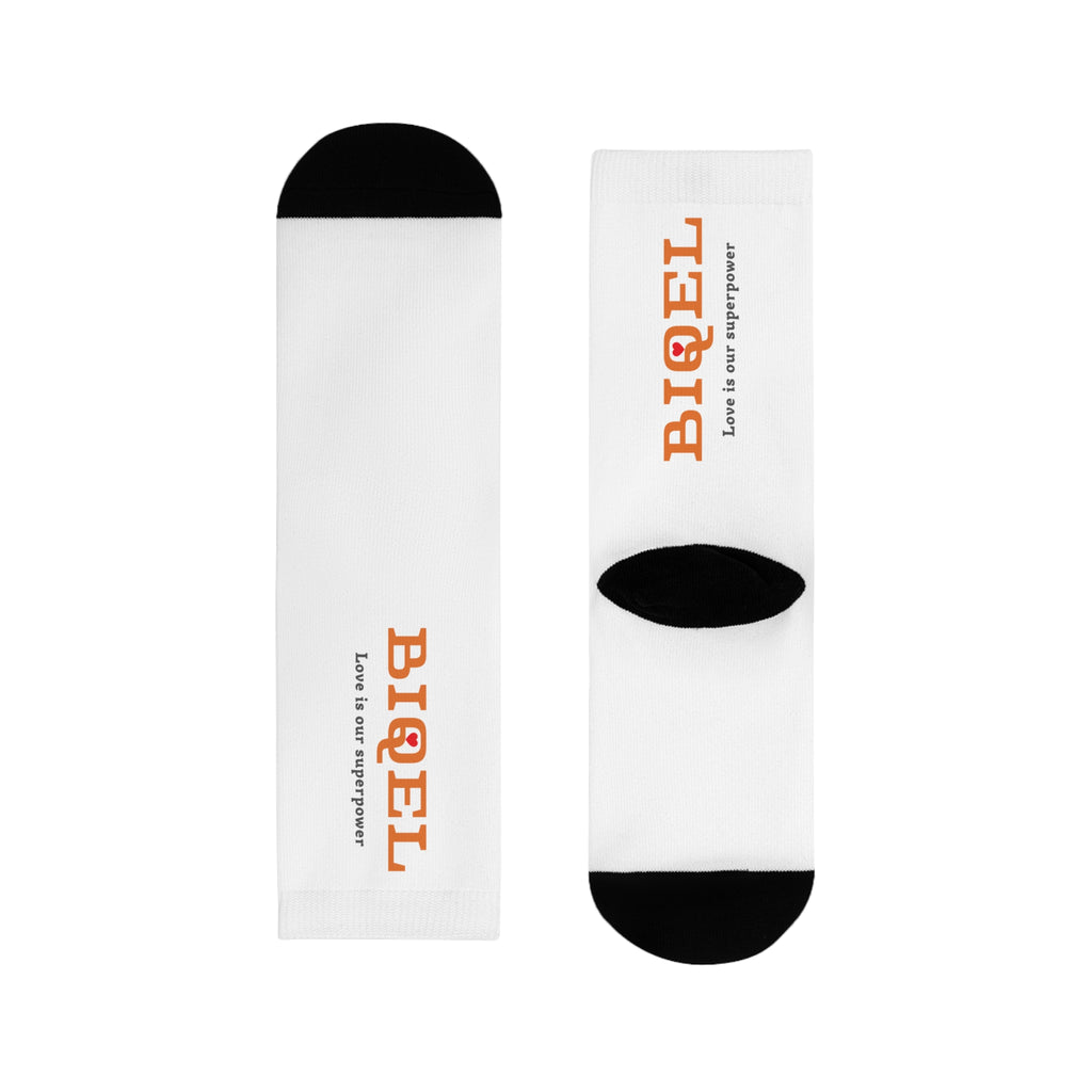 BIQEL' Love is our superpower Sublimated Casual Socks